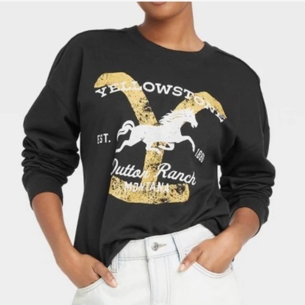 New Yellowstone Dutton Ranch Montana Sweatshirt Size XXL